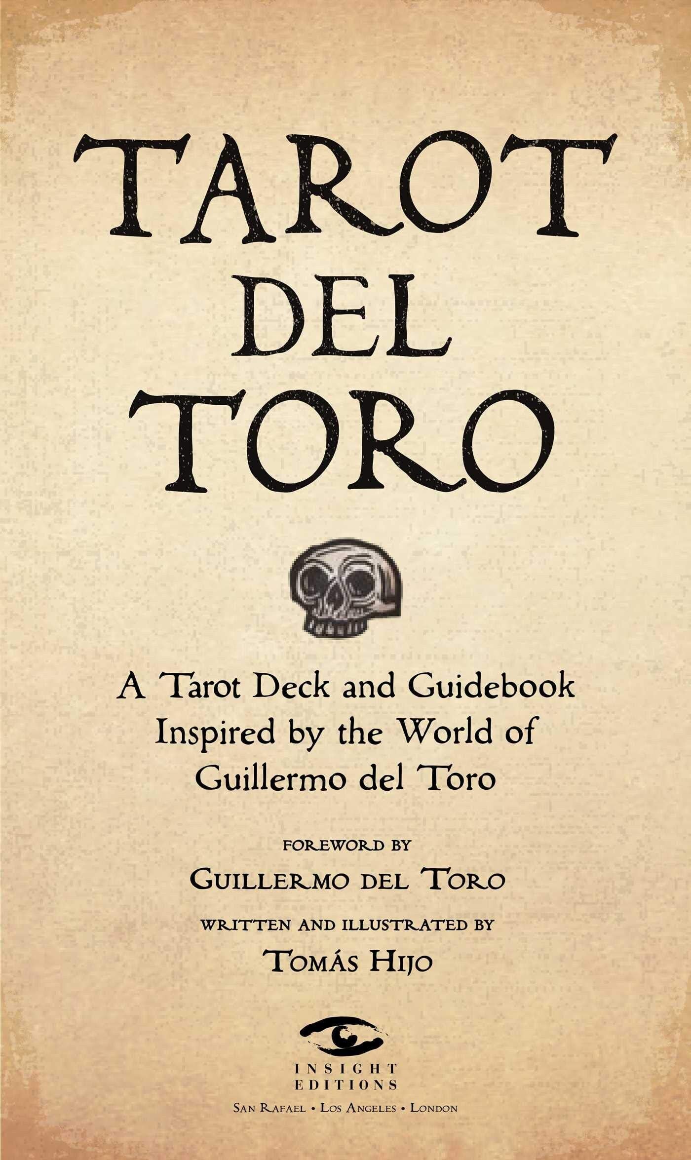 Del Toro Tarot Card Oracle Deck Divination Tool, Pop Culture Occult Beginner Rider Waite Tarot With Guidebook Vintage Witchcraft, Horror Fan