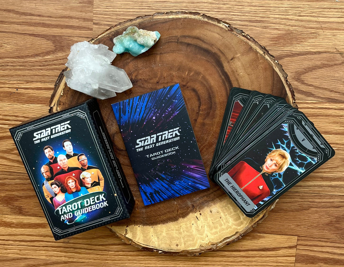 Star Trek Tarot Deck Oracle Divination Tool, Rider Waite Tarot With Guidebook Tarot Cards For Beginners Occult Card 90s TV Lover Sci Fi Fan