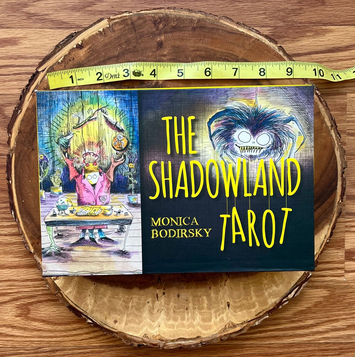 Shadowland Tarot Deck With Guidebook Rider Waite Tarot Beginner Shadow Work Book, Divination Tool, Unique Odd Occult Oracle Cards Gift Box