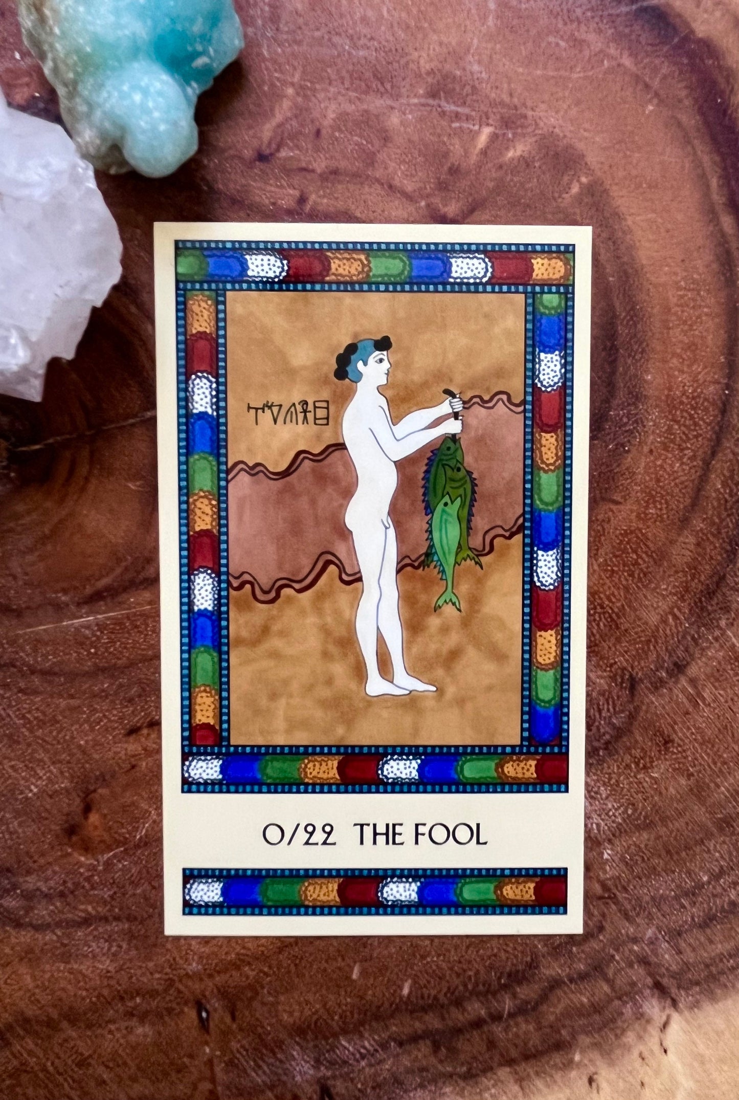 Minoan Tarot Card Deck Oracle Divination Tool, Vintage Occult Beginner Rider Waite Tarot Deck With Guidebook. History Art Mythology Gift