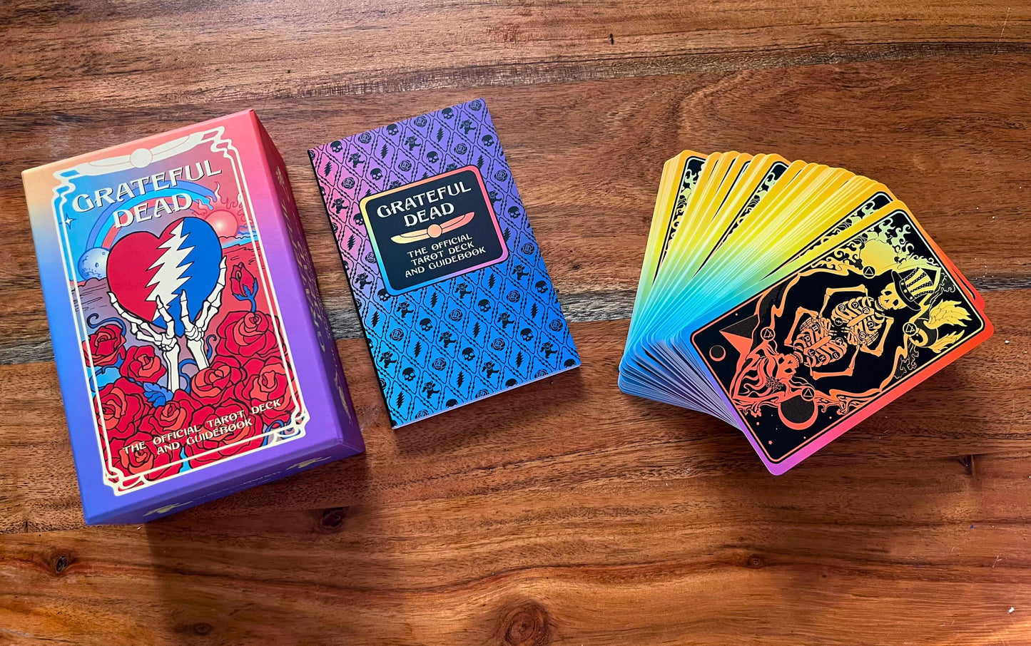 Grateful Dead Tarot Deck Oracle Divination Tool, Rider Waite Tarot With Guidebook Tarot Cards For Beginners Music Fan Vintage Occult Card